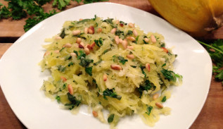 Cooking a spaghetti squash