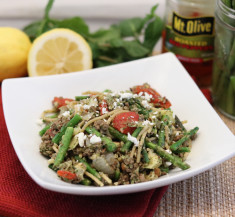 Lamb Pasta with Mint Pesto