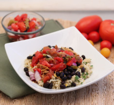 Chicken Burrito Bowls with Hatch Chile Pico de Gallo