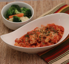 Chicken Parmesan Pasta Bake