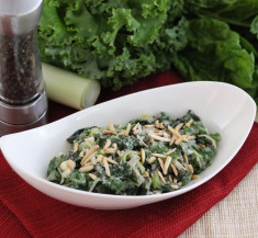 Creamy Kale and Swiss Chard