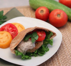 Mediterranean Turkey Burgers with Yogurt Sumac Sauce