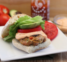 Spicy Tuna Roll Burger