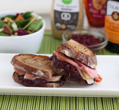 Ham Panini with Blackberry Mustard