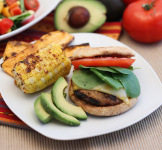 Green Chile Turkey Burgers