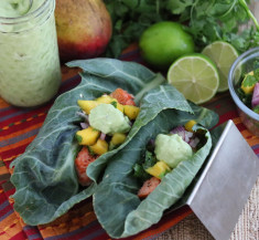 Salmon Taco Lettuce Wraps