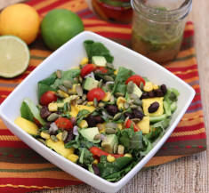 Mexican Salad with Honey Citrus Vinaigrette