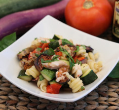 Cod and Pasta Ratatouille