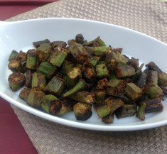 Crispy Oven Roasted Okra