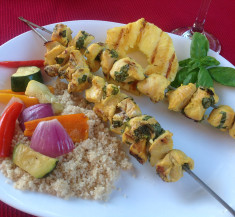 Indian Inspired Chicken Kabobs