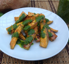 Grilled Sweet Potato Wedges