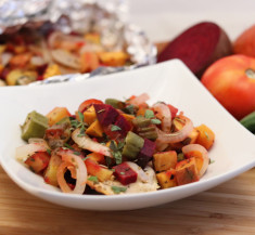 End of Summer Chicken Foil Packet