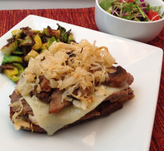 Open-Faced Steak Reuben