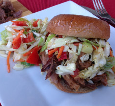 Slow Cooker Thai Pork Sandwiches