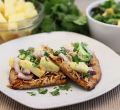 Hawaiian BBQ Turkey Pizza