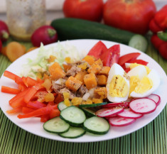 Sweet Potato Nicoise Tuna Salad