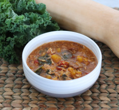 Sausage, Chicken and Squash Slow Cooker Stew