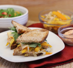 Middle Eastern Inspired Chicken Sandwich