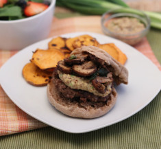 Ginger Spiced Mushroom Burgers