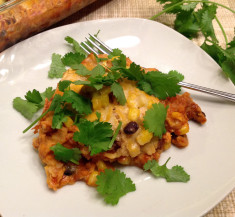 Chipotle Chicken Enchilada Bake