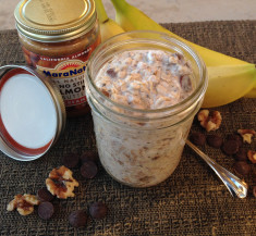 Peanut Butter Banana Overnight Oats