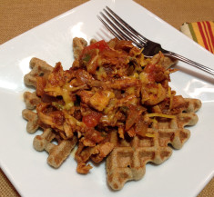 Turkey Sloppy Joes & Waffles