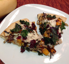 Turkey Butternut Squash Pizza with Caramelized Onions