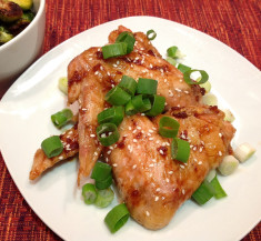Sweet and Spicy Baked Chicken Wings