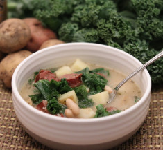 Sausage, Potato and Kale Soup