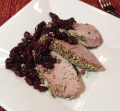 Almond Crusted Pork Tenderloin