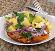 Hawaiian Stuffed Sweet Potato