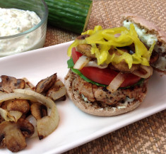 Greek Style Turkey Burgers