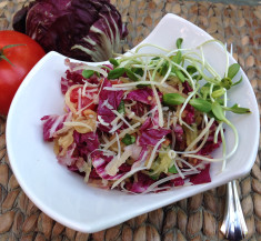 Spaghetti Squash Radicchio Salad