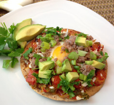 Huevos Rancheros Tortilla Pizza