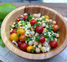 Honey Lime Chickpea Salad