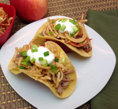 Slow Cooker Autumn Pork Tacos