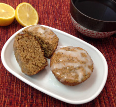 Glazed Lemon Chia Seed Muffins