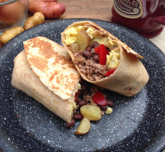 Chorizo Breakfast Burritos