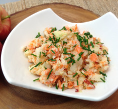 Kohlrabi, Apple and Carrot Salad