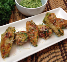 Pesto Baked Wings
