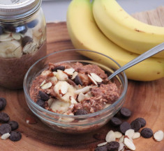 Chocolate Peanut Butter Overnight Oats
