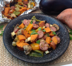 Sausage and Veggie Foil Packet