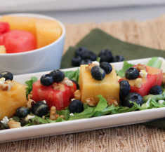 Watermelon Blueberry Salad