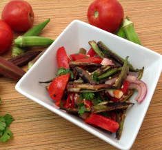 Okra and Tomato Salad
