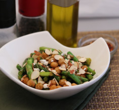 Curried Asparagus and Chickpeas