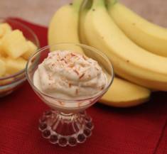 Pina Colada Banana Ice Cream