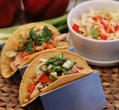 Korean BBQ Chicken Tacos