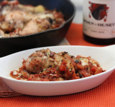 Pizza-Inspired Chicken Skillet