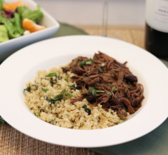 Slow Cooker Italian Venison Roast