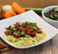 Slow Cooker Meat and Vegetable Curry